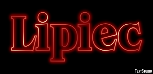 Lipiec Efekt tekstowy
