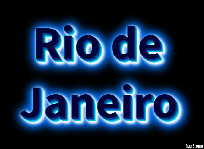 Rio de Janeiro Efecto de Texto