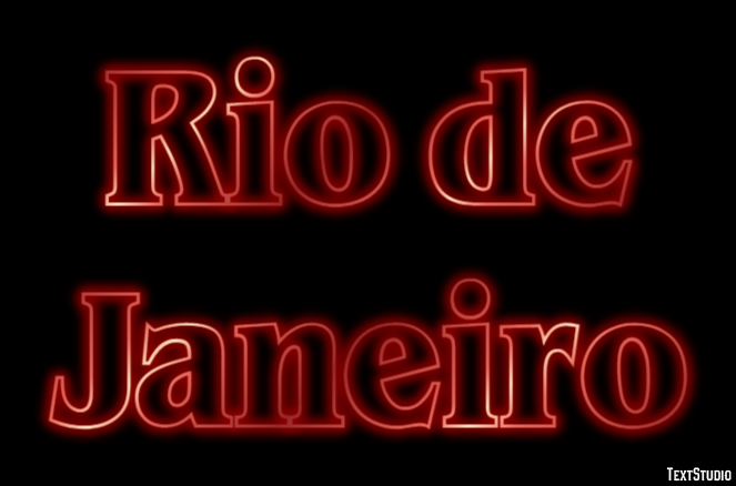 Rio de Janeiro Efekt tekstowy