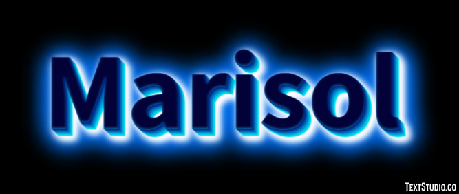 Marisol Efecto de Texto