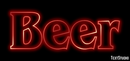 Beer Text effect