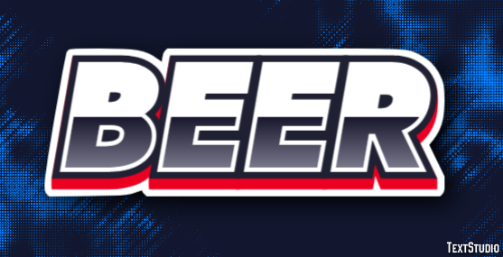Beer Text effect