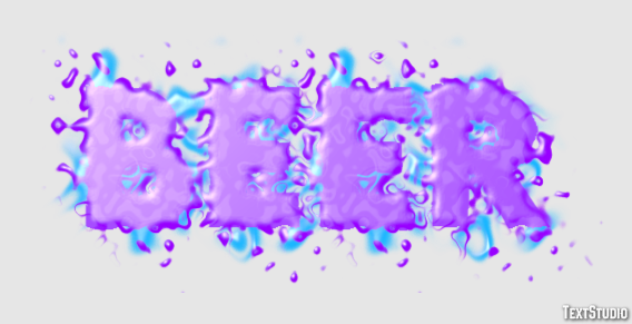 Beer Text effect