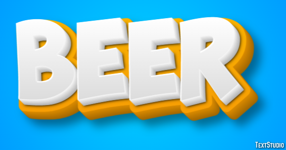 Beer Text effect
