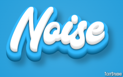 Noise Text effect