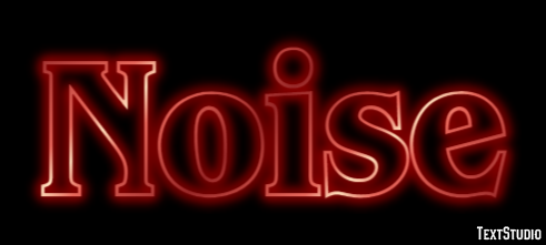 Noise Text effect