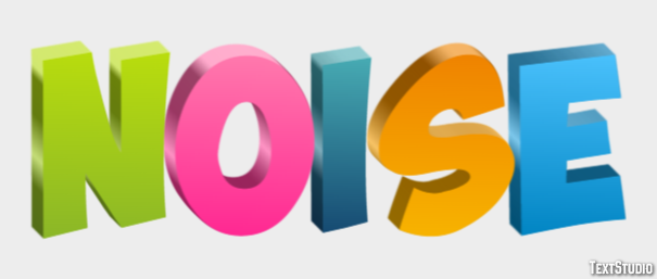 Noise Text effect