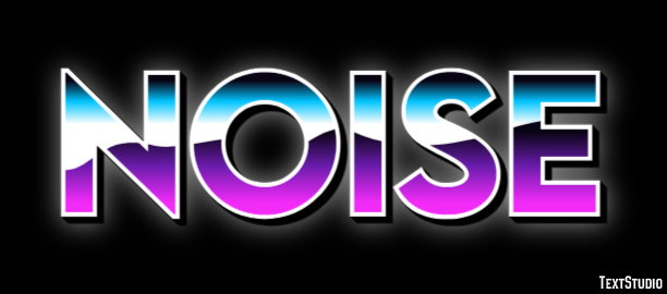 Noise Text effect