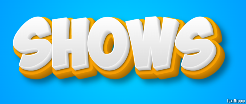 Shows Effet de Texte