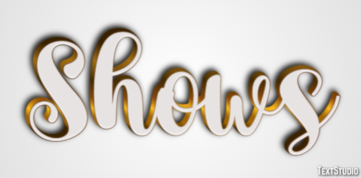 Shows Effet de Texte