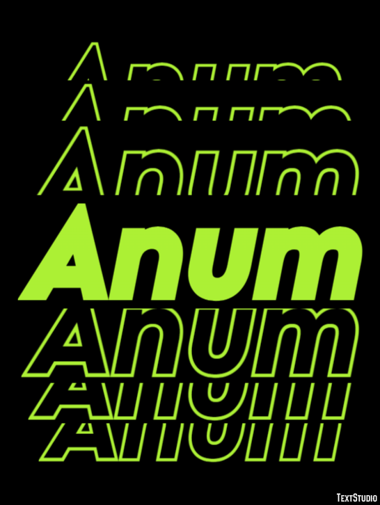 Anum Text Effect