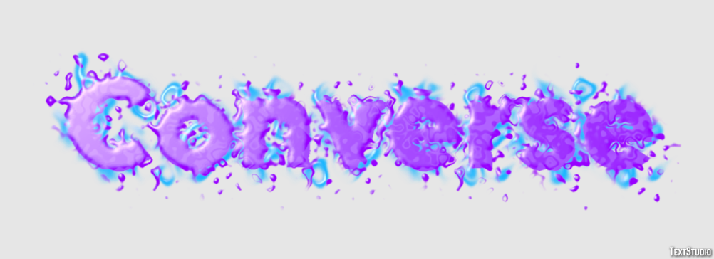 Converse Efecto de Texto