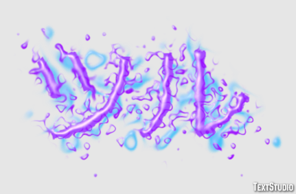 ツル Tekst Effect
