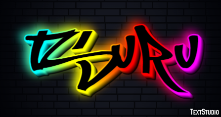 ツル Tekst Effect
