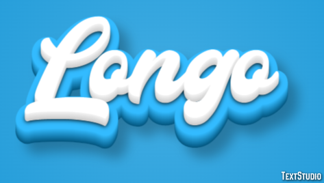 Longo Efeito de texto