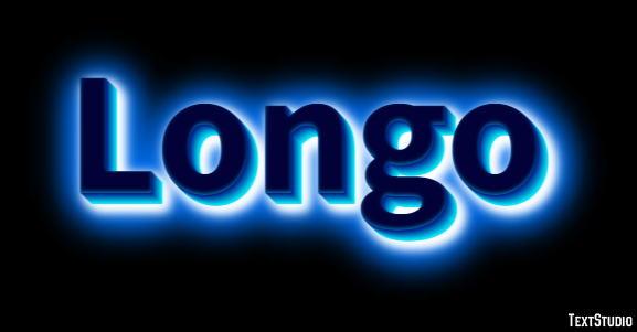 Longo Efeito de texto