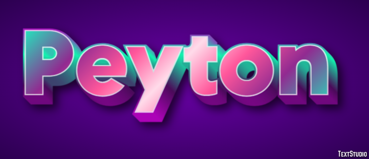 Peyton Efekt tekstowy