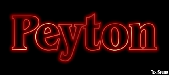 Peyton Efekt tekstowy