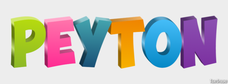 Peyton Efekt tekstowy