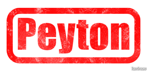 Peyton Text Effect