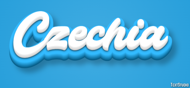 Czechia Effetto testo