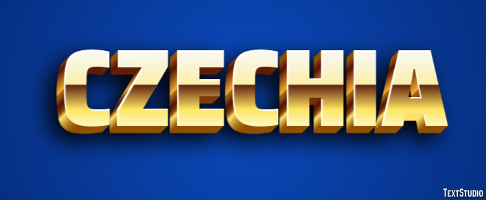 Czechia Text Effect