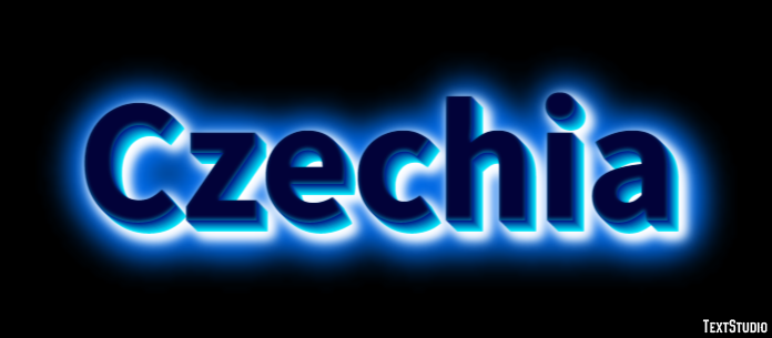 Czechia Text Effect