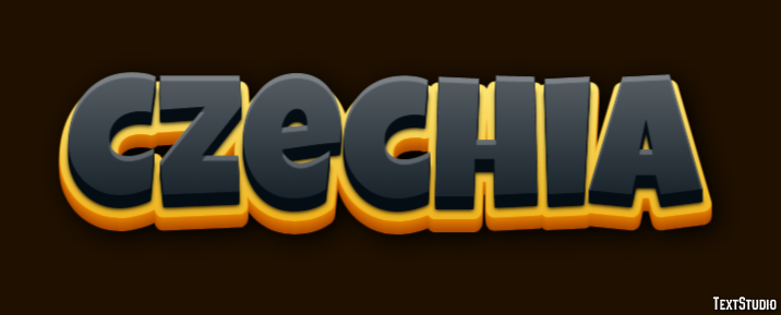 Czechia Text effect