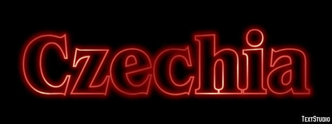 Czechia Text effect