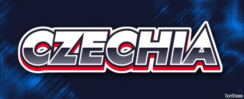 Czechia Text effect