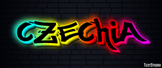 Czechia Text effect
