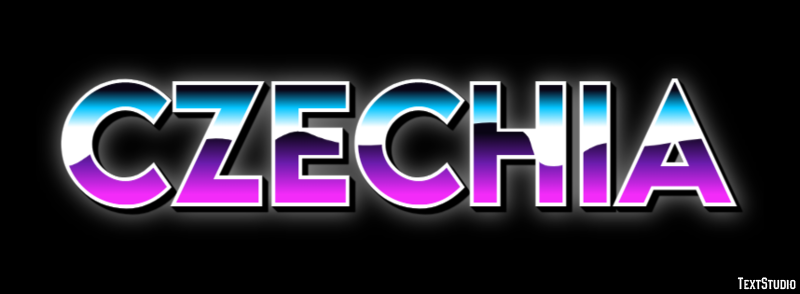 Czechia Text effect