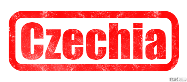 Czechia Text effect