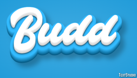 Budd Texteffekt