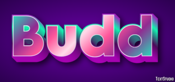 Budd Texteffekt