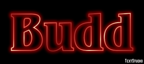 Budd Text effect