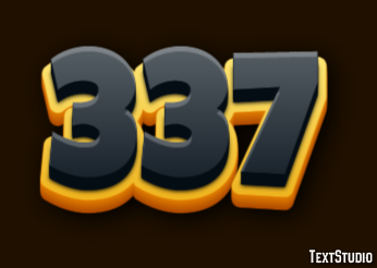 337 Text Effect