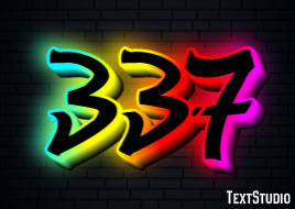 337 Text Effect