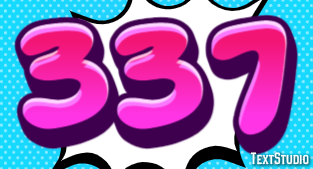 337 Text Effect