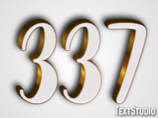 337 Text Effect