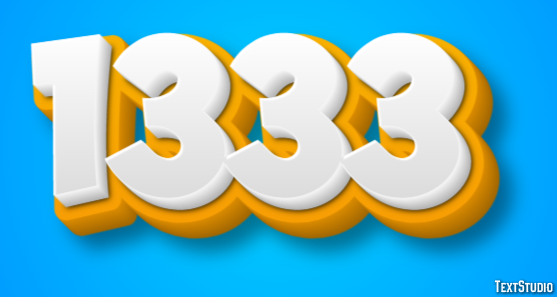 1333 Effetto testo