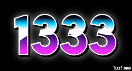 1333 Effetto testo