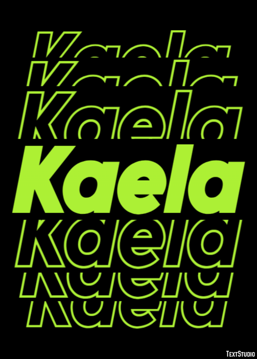 Kaela テキスト効果