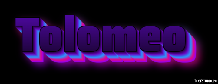 Tolomeo Effetto testo