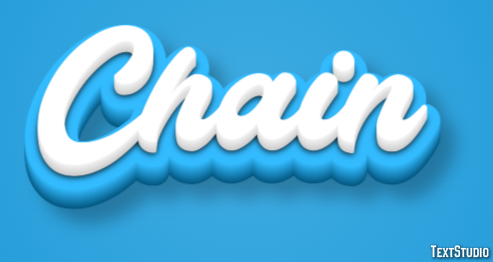 Chain Text Effect