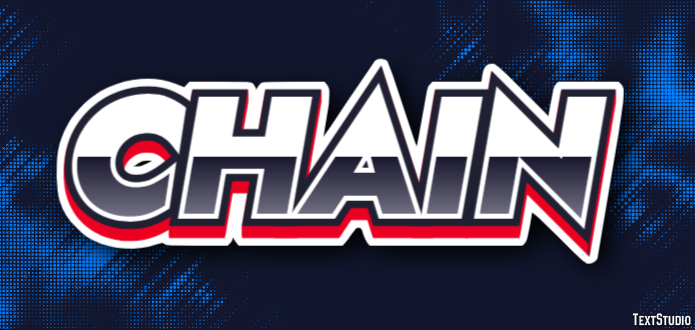 Chain Text Effect
