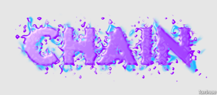 Chain Text Effect