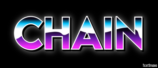 Chain Text Effect
