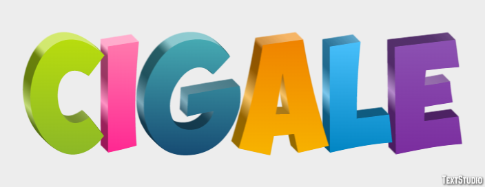 Cigale Effet de Texte