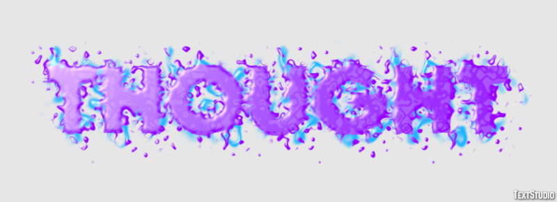 Thought Text Effect